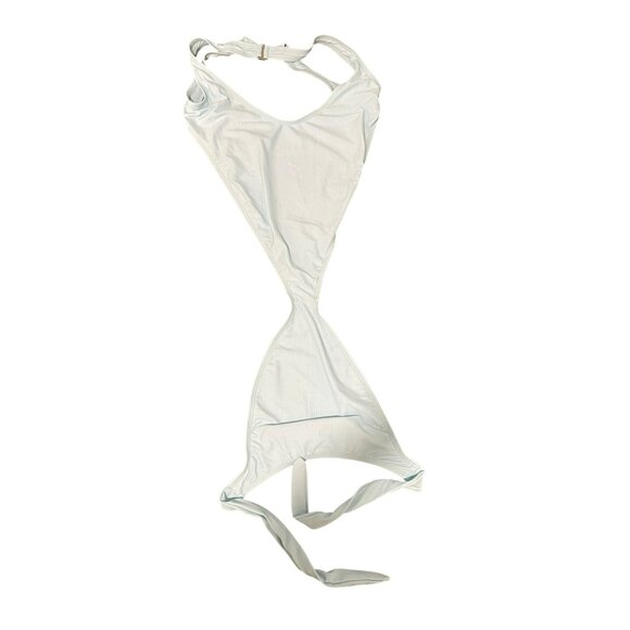 Ris-k  Lunar One-Piece Wrap Swimsuit Light Blue Size Small NEW - Picture 8 of 8
